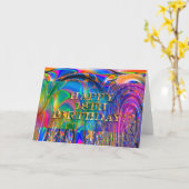 ハッピー18誕生日! カード (黄色い花)