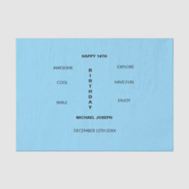 ハッピー18th誕生日かわいい素晴らしと 薄葉紙