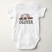 ハッピー1stマザーズ日ベビーコアラベビーボディスーツ ベビーボディスーツ (裏面)