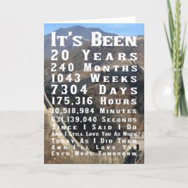 ハッピー20中国結婚記念日 カード