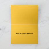 ハッピー20誕生日ビッグ20写真フレーム シーズンカード (内部)