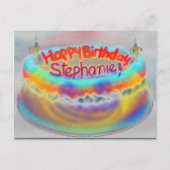 ハッピー2014誕生日ステファニーポストカード ポストカード (正面)