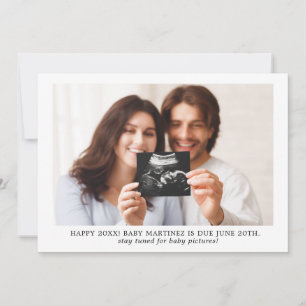 ハッピー2021!新年の妊娠写真のお知らせ 案内状