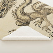 ハッピー2024ドラゴンの年ヴィンテージスケッチNo2 シェルパブランケット (3/4)