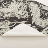 ハッピー2024ドラゴンの年ヴィンテージスケッチNo3 シェルパブランケット (3/4)