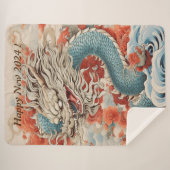 ハッピー2024年ドラゴンNo2 シェルパブランケット (正面(横))