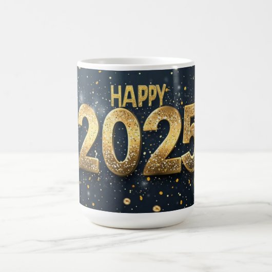 ハッピー2025マグカップ コーヒーマグカップ (中央)