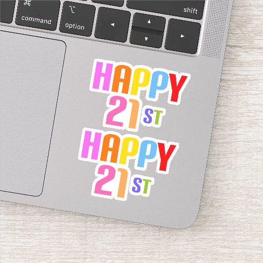 ハッピー21日 シール (詳細)