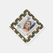 ハッピー21歳の誕生日フォトグラムスターバルーン スタンダードカクテルナプキン (角)