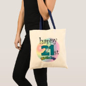 ハッピー21誕生日 トートバッグ (正面(商品))