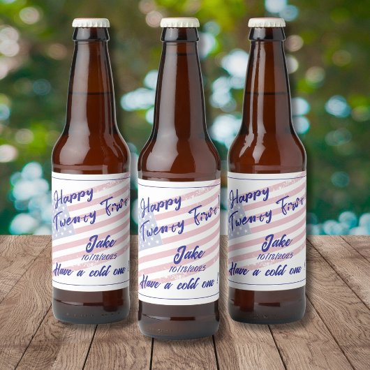 ハッピー21!ジェイク！冷たい物を持って（フラグあり） ビールラベル