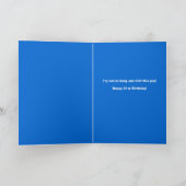 ハッピー21th誕生日トイレトイレpottyユーモア シーズンカード (内部)