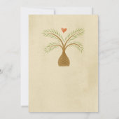 ハッピー25周年結婚恐竜カード (裏面)