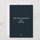 ハッピー250周年記念 独立記念日 7月4日 シーズンカード (裏面)