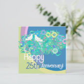 ハッピー25thホワイトハト記念日カード (スタンド正面)