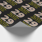 ハッピー29誕生日&メリークリスマス、名前をカスタムする ラッピングペーパー (角)