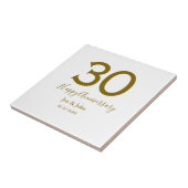 ハッピー30周年記念の日付ゴールデンレはっきりしたット タイル (側面)