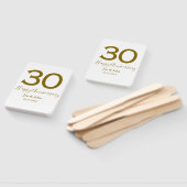 ハッピー30周年記念の日付ゴールデンレはっきりしたット ハンドファン (組立なし)