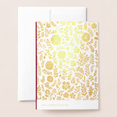 ハッピー30周年記念ラグジュアリー 箔カード (裏面封筒付き)