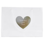 ハッピー30周年記念結婚真珠ハートバンティング ラージペーパーバッグ (裏面)