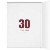 ハッピー30th誕生日の息子Number 30フォトコラージュ (内側(左))