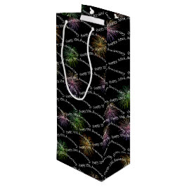 ハッピー35周年花火ワイン抱き枕 ワインギフトバッグ