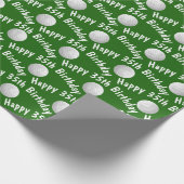 ハッピー35誕生日ゴルフボール ラッピングペーパー (角)