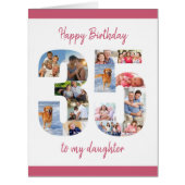 ハッピー35誕生日娘ビッグ35フォトコラージュ (正面)