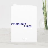 ハッピー3D誕生日!!! カード (裏面)