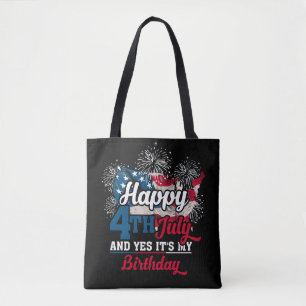 ハッピー4日目の7月とYesアイツはマイ誕生日アメリカFL トートバッグ