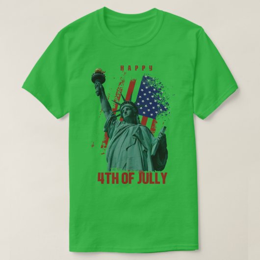 ハッピー4月7日(5) Tシャツ (デザイン正面)