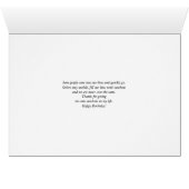 ハッピー40th誕生日ひまわりデザイン (内部横(下))