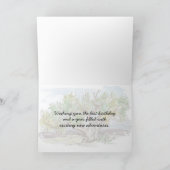 ハッピー40th誕生日ピニオンパインツリーマウンテンズ カード (内部)