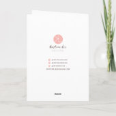 ハッピー40th誕生日フォトカスタム白黒 カード (裏面)