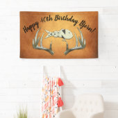 ハッピー40th誕生日ブジョーンバナー 横断幕 (インサイチュ)