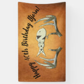 ハッピー40th誕生日ブジョーンバナー 横断幕 (縦)