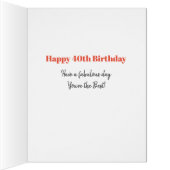 ハッピー40th誕生日40ナンバーフォトコラージュ大 (内側(右))