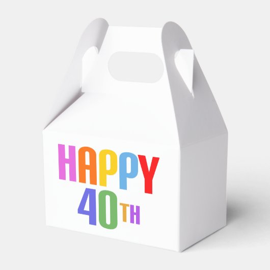 ハッピー40th フェイバーボックス (正面サイド)
