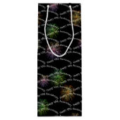 ハッピー45周年花火ワイン抱き枕 ワインギフトバッグ (裏面)