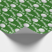 ハッピー45誕生日ゴルフボール ラッピングペーパー (角)