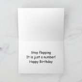 ハッピー48誕生日グースフラッピング カード (内部)
