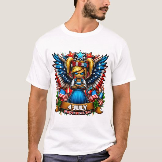 ハッピー4 7月Tシャツ Tシャツ (正面)