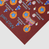 ハッピー4th誕生日ティッシュペーパー#4 薄葉紙 (詳細)