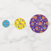 ハッピー4th誕生日紙吹雪、#4誕生日 コンフェッティ (裏面)