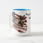 ハッピー4th 7月スティーブン ツートーンマグカップ (正面左)