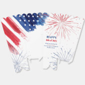 ハッピー4th 7月ホリデイUSAファミリー懇親会パーティー フェイバーボックス (見開き)