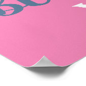 ハッピー4th Birthdayポスター ポスター (角)