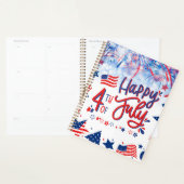 ハッピー4Th Of 7月お祝いカレンダープランナー プランナー手帳 (ディスプレー)