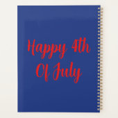 ハッピー4Th Of 7月お祝いカレンダープランナー プランナー手帳 (裏面)