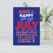 ハッピー4th of 7月誕生日 (スタンド正面)